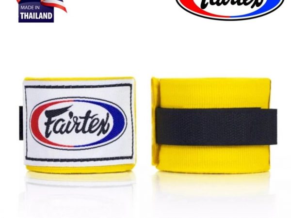 Боксёрские бинты для защиты кисти Fairtrex HW2, Таиланд Yellow