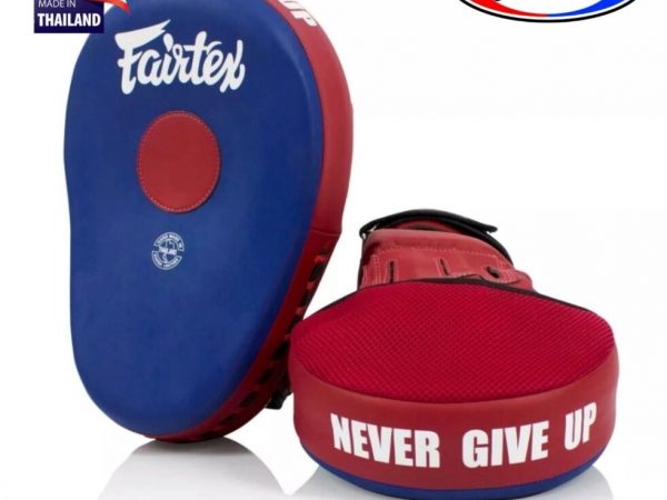 Боксерские лапы Fairtex FMV-13 Maximized Focus Mitts, Таиланд Blue/Red