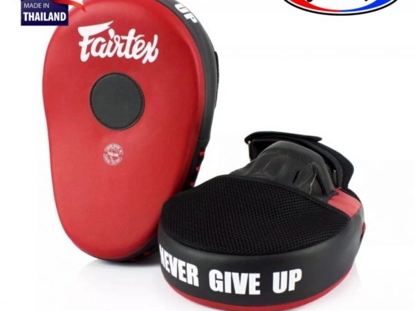 Боксерские лапы Fairtex FMV-13 Maximized Focus Mitts, Таиланд Red/Black