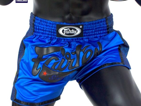 Боксерские шорты Fairtex Muay Thai Shorts BS1701, Таиланд XS Blue