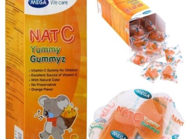 Детский витамин C в мармеладе Mega We Care Nat C Yummy Gummyz, 50 шт. Таиланд