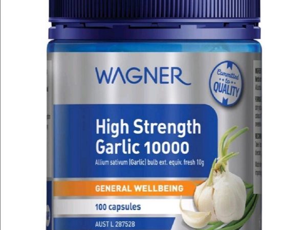 Экстракт Чеснока Wagner High Strength Garlic 10 000 mg. 100 капсул. Австралия