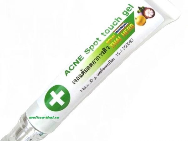 Гель от Акне и Угревой Сыпи Royal Thai Herb Acne Spot Touch Gel, 30 мл. Таиланд
