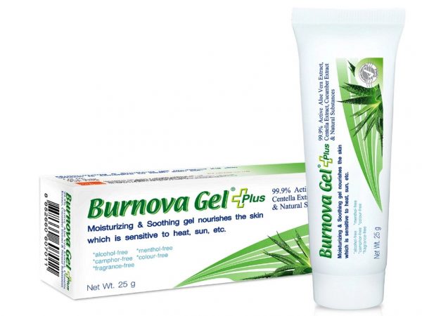 Гель с Алоэ Вера Burnova Gel Plus увлажняющий и успокаивающий кожу, 25 гр. Таиланд
