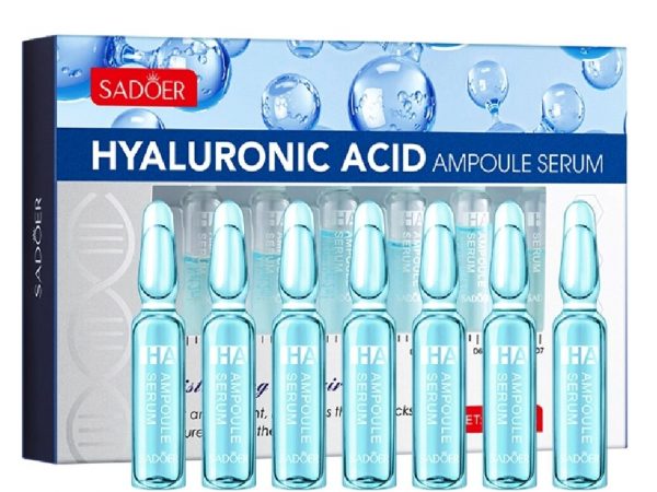 Гиалуроновая сыворотка для лица Sadoer Hyaluronic Acid Ampoule Serum, 2мл  7шт.