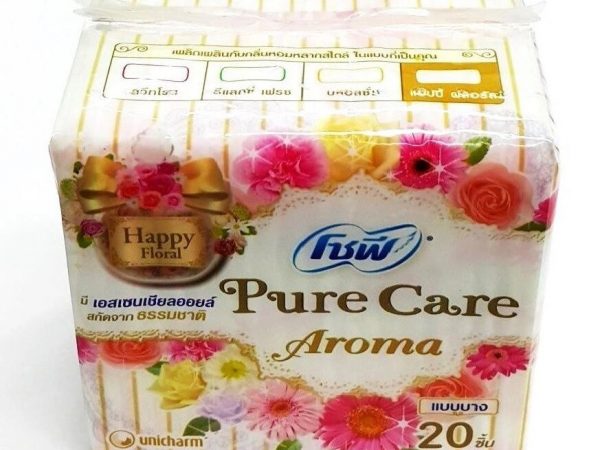 Гигиенические ежедневные парфюмированные прокладки Pure Care Aroma, 20 шт., Таиланд