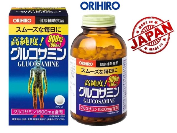Глюкозамин ORIHIRO Glucosamine 1500 mg. комплекс для здоровья суставов и связок. Япония 900 КАПСУЛ