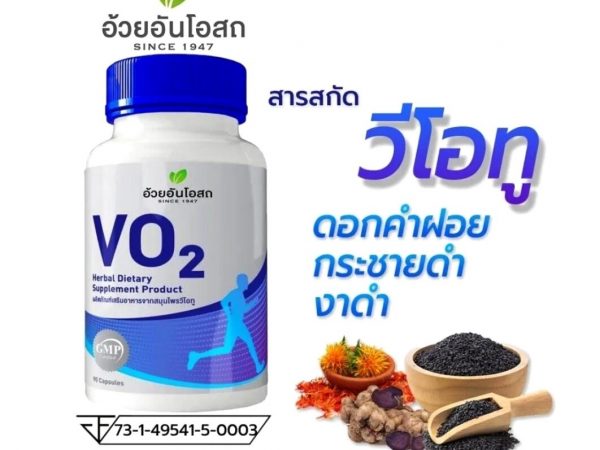 Капсулы для Мужчин Herbal One Vo2, 90 капсул. Таиланд