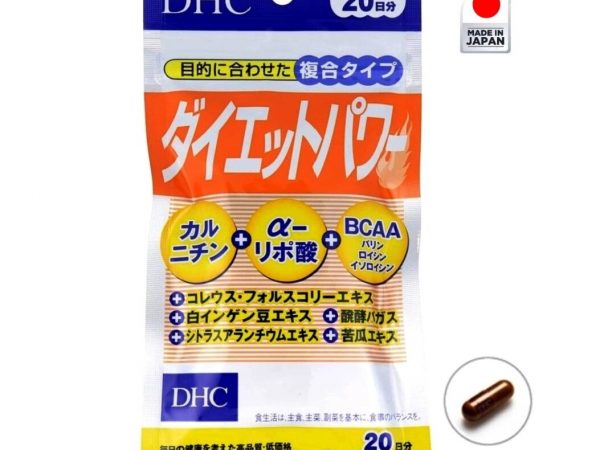 Капсулы для похудения "Сила Диеты" DHC Supplement Diet Power курс 20 дней, 60 капсул. Япония