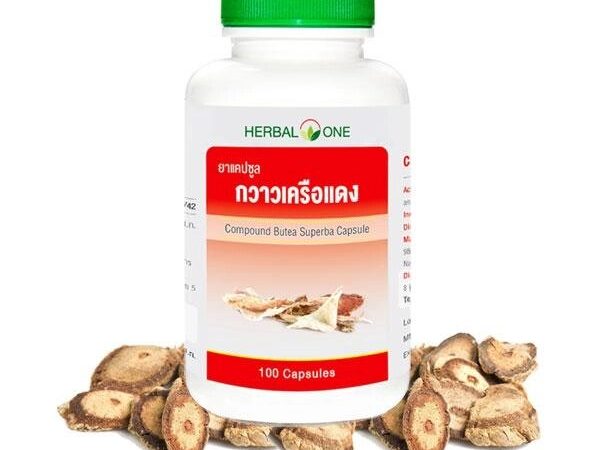 Капсулы для потенции Бутеа Суперба Coumpoud Butea Superba (Red Kwao Krua) Сapsules Herbal One, Таиланд
