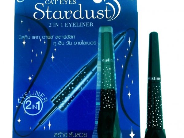 Карандаш-подводка 2-в-1 Кошачьи Глазки Mistine Cat Eyes Stardust 2 in 1 Eyeliner, Таиланд