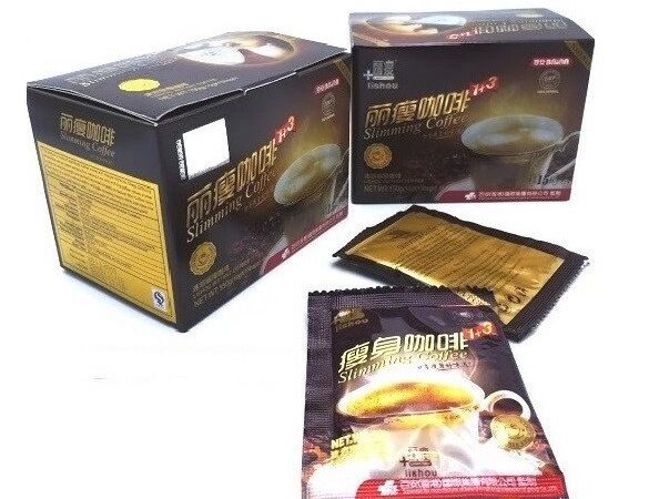Кофе для похудения Лишоу / Lishou Slimming Coffe 3 in 1, 10 гр x 15 шт., Таиланд
