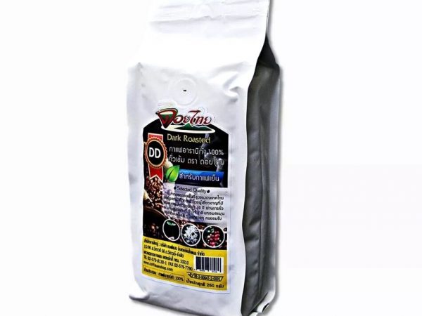 Кофе тайский в зернах Doi-Thai Coffee Arabica 100% (Dark Roast), 250 гр. Таиланд