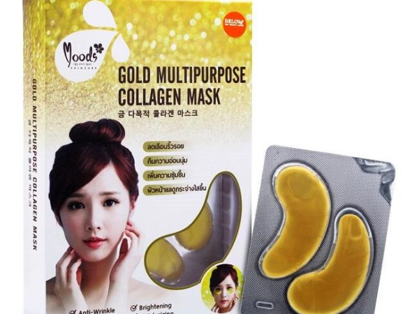 Коллагеновые патчи под глаза Moods Gold Multipurpose Collagen Mask Belov, 10 шт. Таиланд