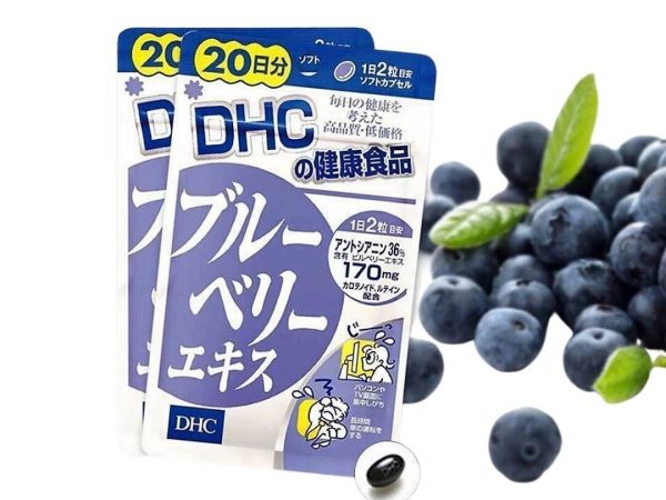 Комплекс для зрения с черникой DHC Blueberry Extract, 20 дней Япония