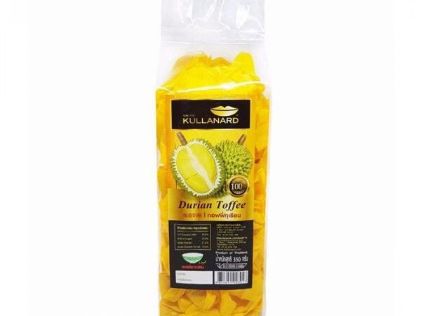 Конфеты натуральные фруктовые ручной работы Дуриан Kullanard Durian Toffee, 350 гр., Таиланд
