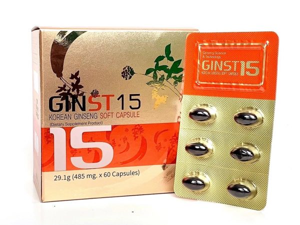 Корейский женьшень Ilhwa Korean Ginseng Soft Capsules, 60 капсул.