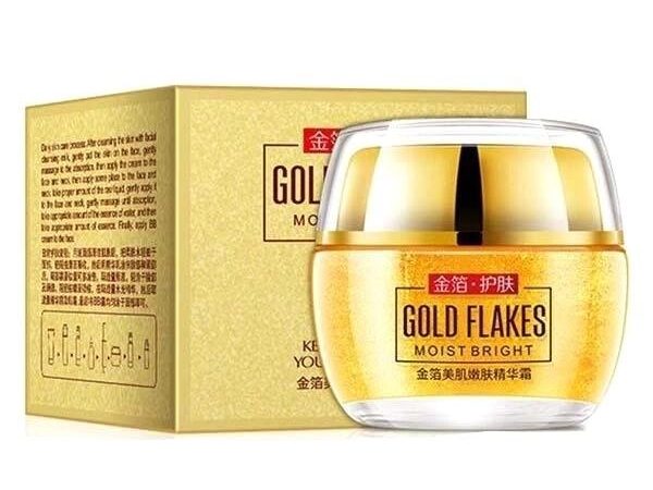 Крем для интенсивного увлажнения кожи лица Images Gold Flakes Moist Bright, 50 мл. Таиланд