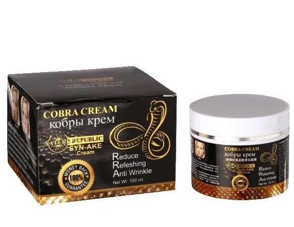 Крем для лица антивозрастной Cobra Syn-Ake Cream Nature Republic, 100 мл.