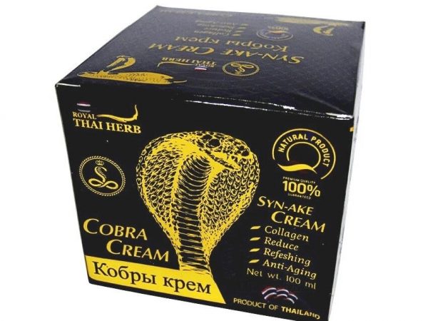 Крем для лица антивозрастной Royal Thai Herb Cobra Syn-Ake Cream, 100 мл. Таиланд