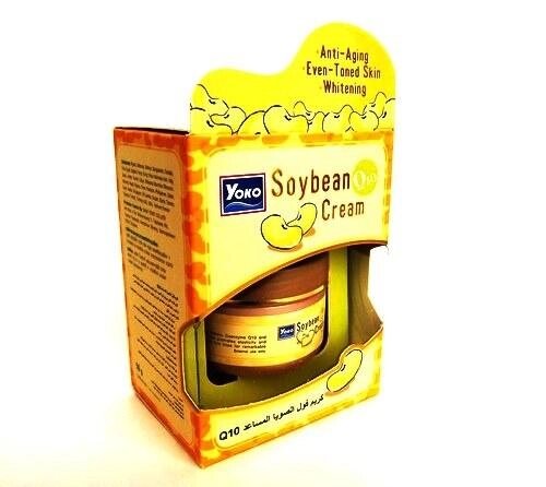 Крем для лица антивозрастной с Белком Сои и Коэнзимом Q10, Yoko Soybean Q 10 Cream, 50 мл., Таиланд