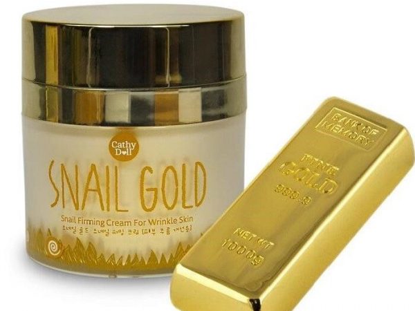 Крем для лица подтягивающий с Муцином Улитки Cathy Doll Snail Gold, 50 мл., Таиланд
