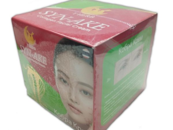 Крем для лица со змеиным ядом и  коллагеном T-Herb Syn-Ake Collagen Facial Cream, 100 мл, Таиланд