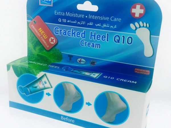 Крем для ступней ног Yoko Cracked Heel Q10 Cream, 50 гр., Таиланд