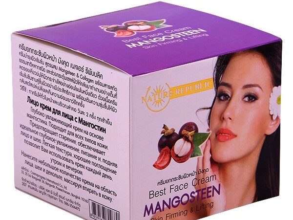 Крем для упругости и подтяжки кожи с Мангостином Nature Republic Best Face Cream Mangosteen, 60 мл., Таиланд