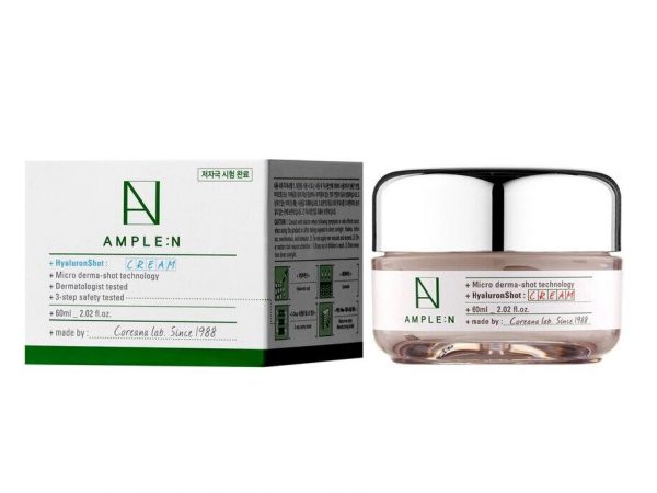 Крем Гиалуроновый Coreana Lab Ample:N Hyaluron Shot Cream, 60 мл. Корея