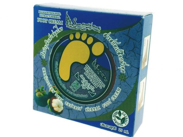 Крем травяной для ног с экстрактом Мангостин,25 гр. Таиланд /  Mango Extract Herbal Foot Cream