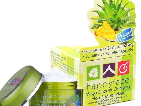 Крем увлажняющий с экстрактом Алоэ, Happyface Mega Smooth Clarifying Aloe E Moisturizer, 30 гр. Таиланд