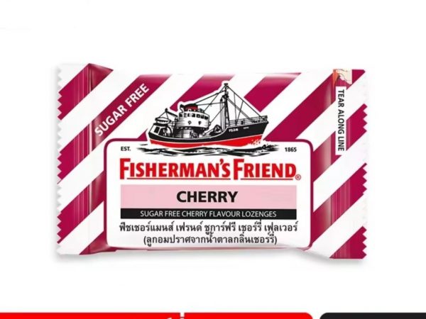 Леденцы от кашля и боли в горле Fisherman's Friend Sugar Free Flavour Lozenges, 25 гр. CHERRY