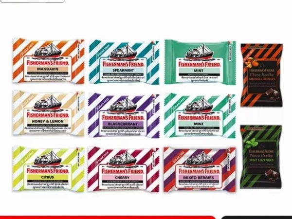 Леденцы от кашля и боли в горле Fisherman's Friend Sugar Free Flavour Lozenges, 25 гр.