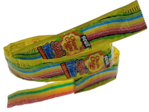 Мармелад Chupa Chups Sour Belt 1 Meter - Радужная кислая лента
