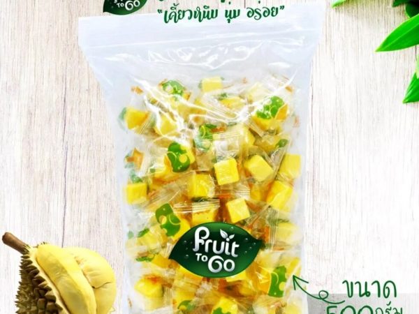 Мармеладное желе с натуральным соком Дуриана Durian Jelly Fruit to Go, 500 гр. Таиланд