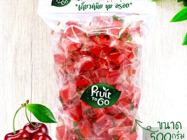 Мармеладное желе с натуральным соком Вишни Cherry Jelly Fruit to Go, 500 гр. Таиланд
