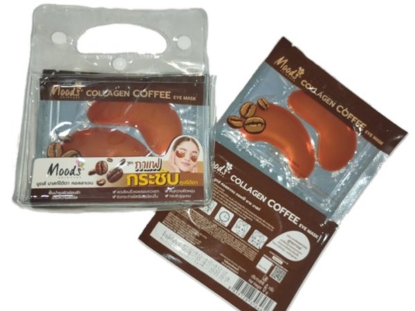 Маска для глаз "Mood's Collagen Coffee Eye Mask", 10 шт. Корея