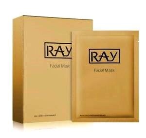Маска омолаживающая для лица с Коллоидным Золотом Ray Facial Mask Gold,  Таиланд