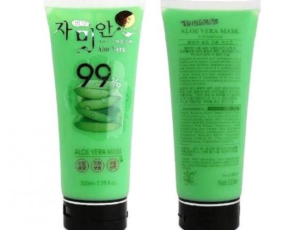 Маска-пленка для лица с Глутотионом Aloe Vera Mask L- Glutathione 99%, 220 мл. Таиланд