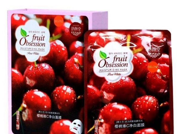 Маска тканевая для лица с экстрактом Вишни Fruit Obsession Moisturizing Mask Cherry, Таиланд