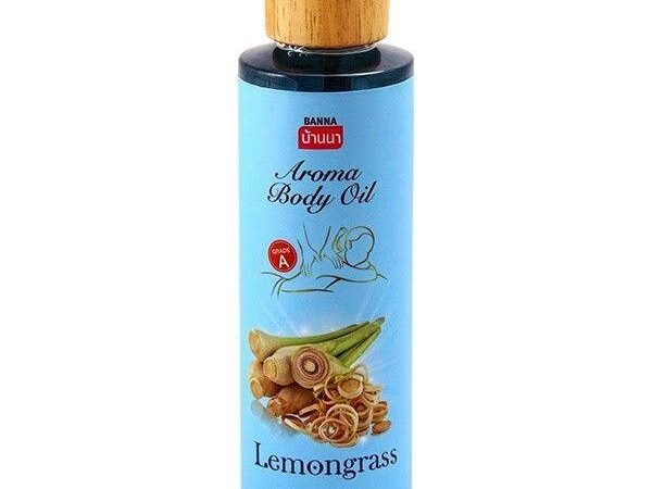 Массажное масло для тела Banna Aroma Body Oil Lemongrass, 250 мл., Таиланд