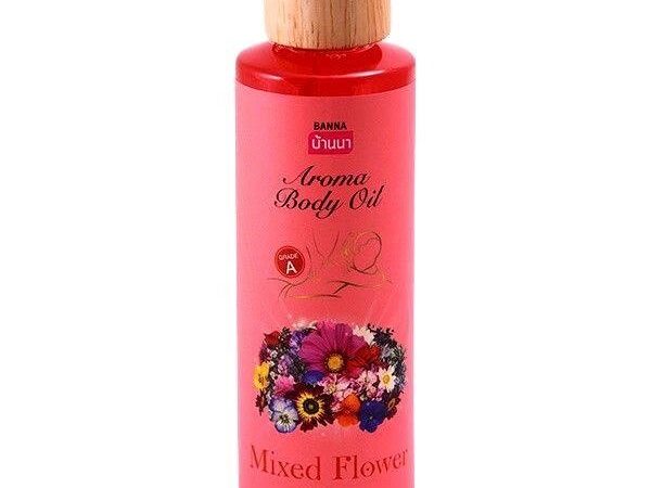 Массажное масло для тела Banna Aroma Body Oil Mixed Flower, 250 мл., Таиланд