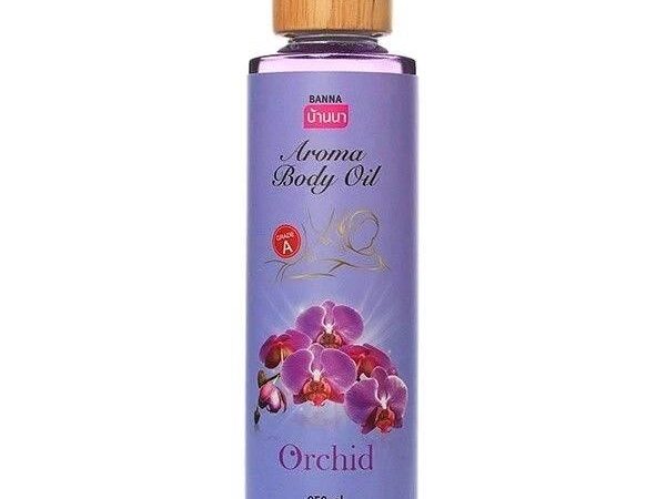 Массажное масло для тела Banna Aroma Body Oil Orchid, 250 мл., Таиланд