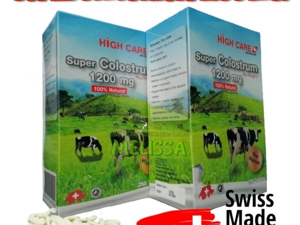 Молозиво High Care Super Colostrum 1200 mg Plus Omega - 3, 250 таблеток. Швейцария