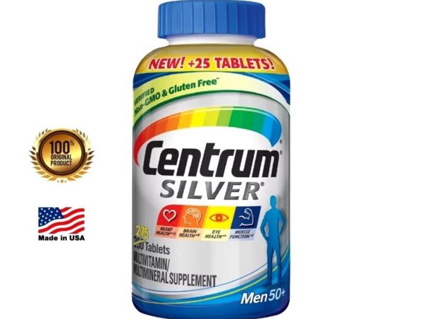 Мультивитаминный комплекс для мужчин старше 50 Centrum Silver Men 50+ Multivitamin Supplement 275 капсул. США
