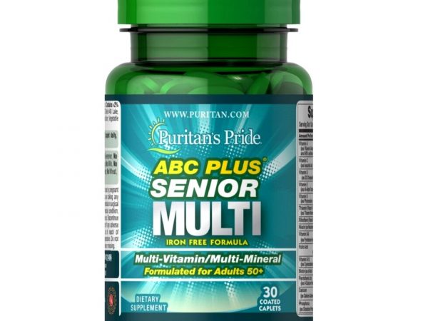 Мультивитамины и минералы 50+ Puritan's Pride ABC Plus Senior Multi, США