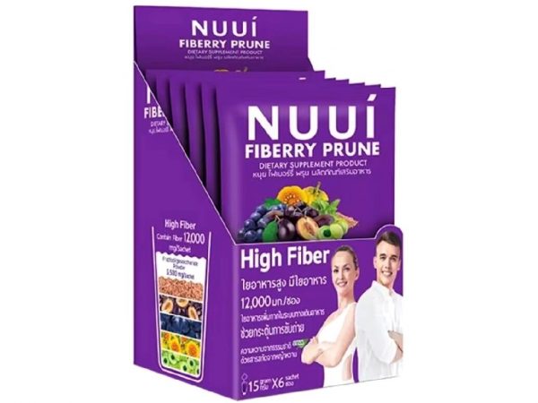 Nuui Fiberry Prune High Fiber – Натуральный комплекс с пребиотиками и клетчаткой, для очищения кишечника и похудения