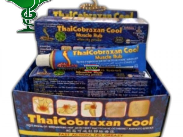 Обезболивающая мазь с ядом змеи от варикоза ThaiCobraxan Cool Muscle Rub Fast Action, 20 гр. Таиланд