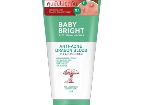 Очищающая пенка для лица от акне и прыщей Baby Bright Clear & Treat Acne Cleansing Foam 120 гр. Таиланд